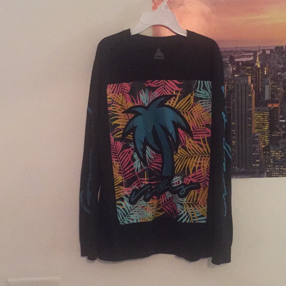 Launder Vibes Palm Tree Tee (Long Sleeve)